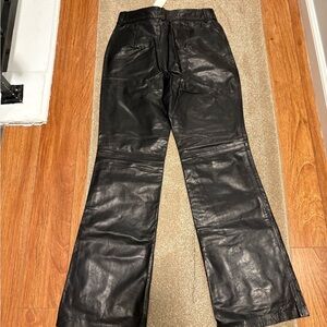 NWT $18. Banana Republic Black Leather Trousers